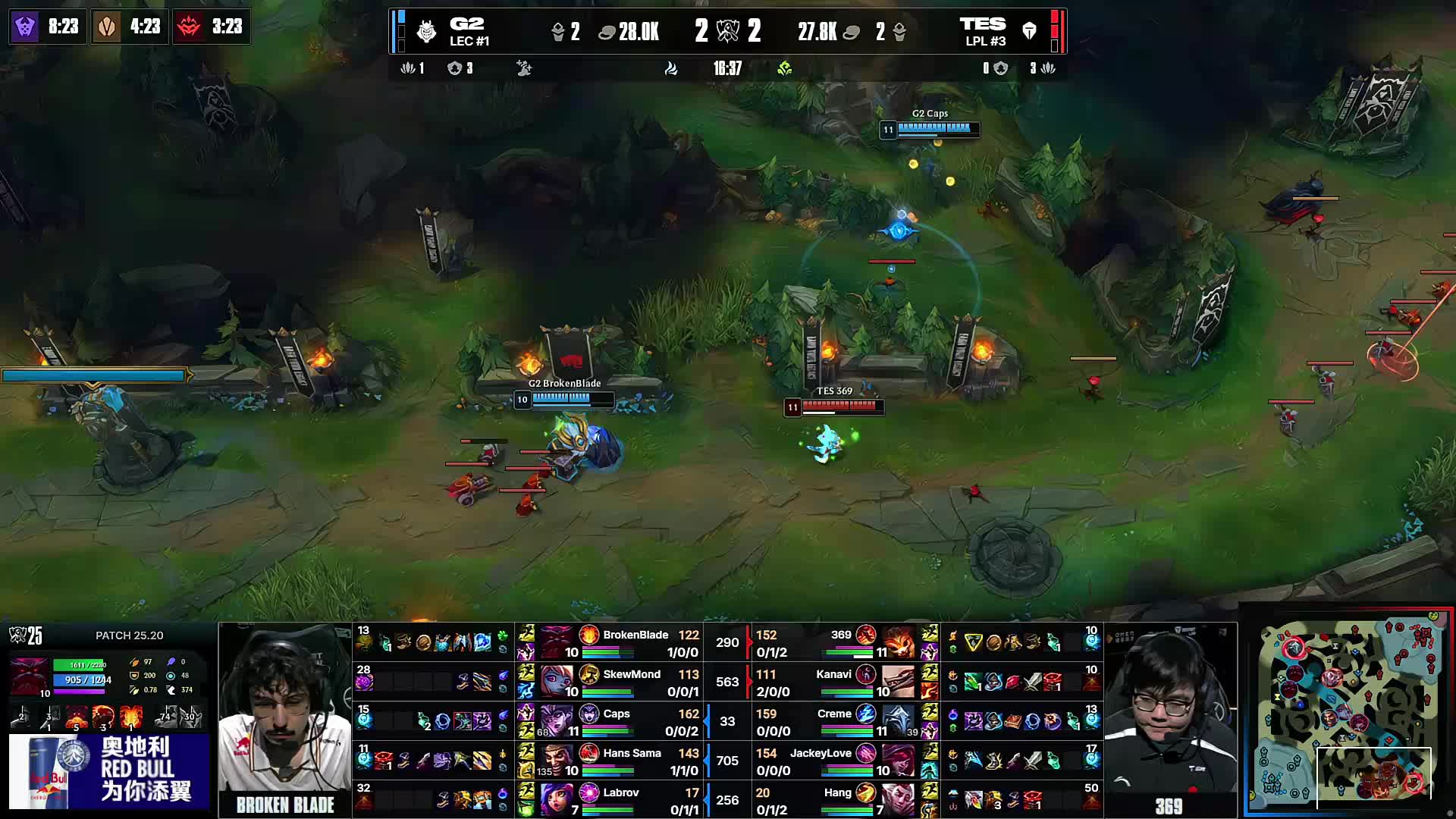 LPL Split 2 2025： 第一天回顾